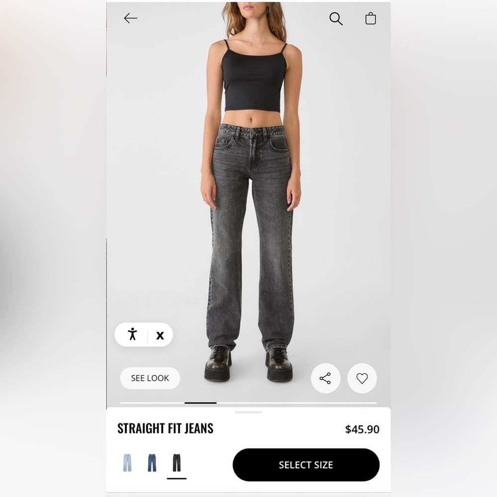 BRAND NEW Stradivarius Straight Fit Jeans